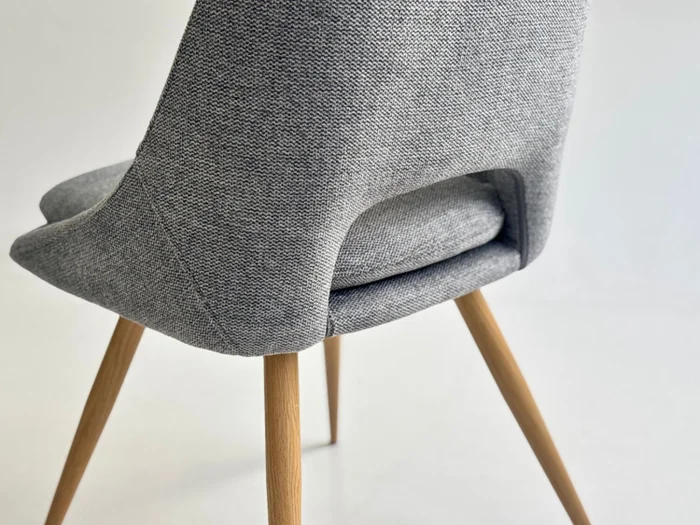 Silla CYNTIA en Tela - Gris en Gris - Sillas, Uruguay | Finkel, vista 3
