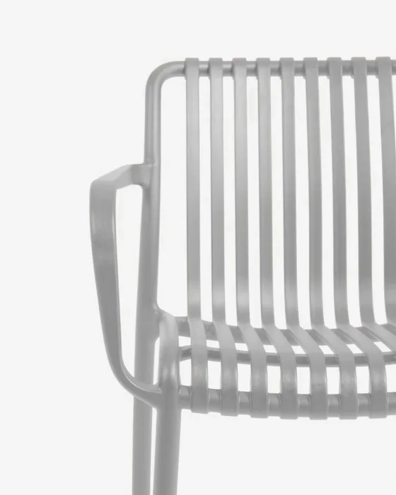 Silla de exterior Isabellini - gris claro en Gris - Sillas, Uruguay | Kavehome, vista 6