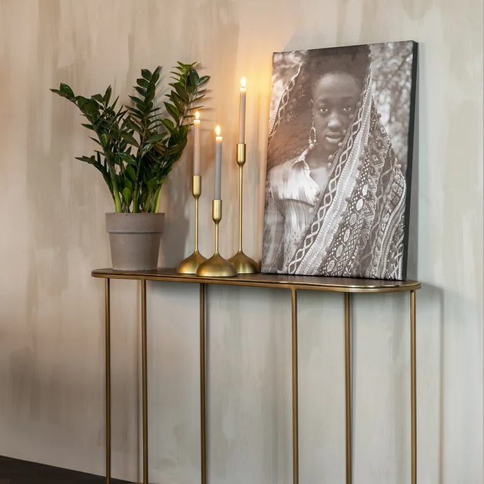 Candelabro SESTA Dorado SET x 3 en Dorado - Decoración, Uruguay | Viasono