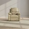 Recliner Manual 1 Cuerpo Cuero Marron Lina Taupe en Beige - Sillones y sofás, Uruguay | Divino, vista 1 de 6