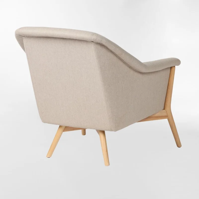 POLTRONA BOURBON BEIGE en Beige - Butacas, banquetas y puffs, Uruguay | Viasono, vista 5