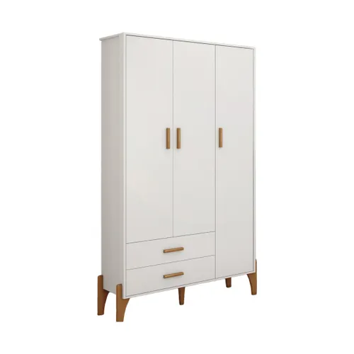 ROPERO IRIS  3 PTAS 24A BLANCO ACETINADO 358961881 - Roperos y placares, Uruguay | Rosas Hermanos