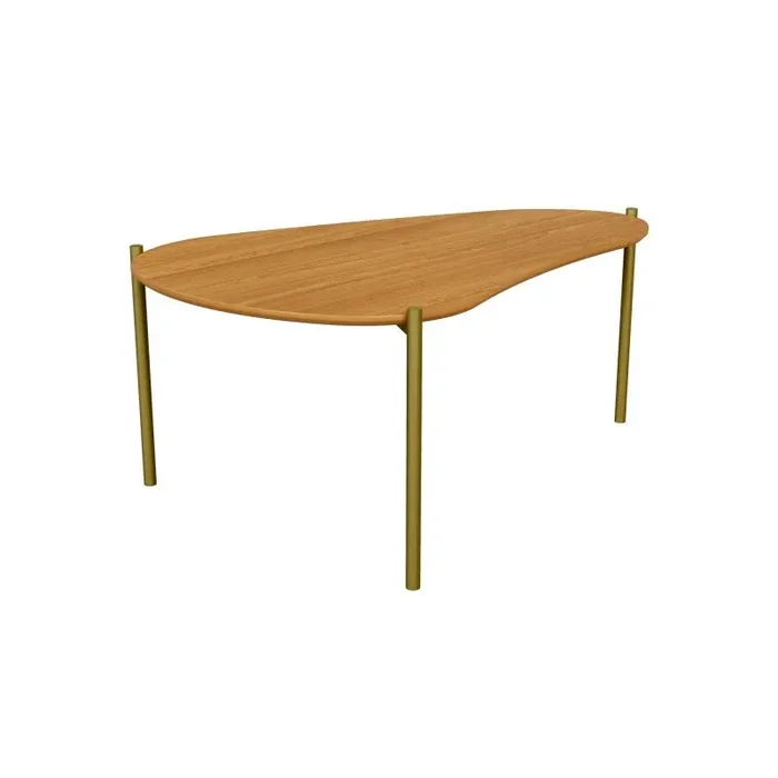 Mesa Ratona Organica Florencia 70CM Baja en Madera natural - Mesas de living, Uruguay | Balton, vista 3