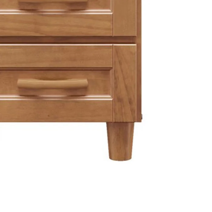 Mesa De Luz 2 Cajones 1 Estante Con Patas 100% Madera en Madera natural - Muebles, Uruguay | Soy Hogar, vista 10