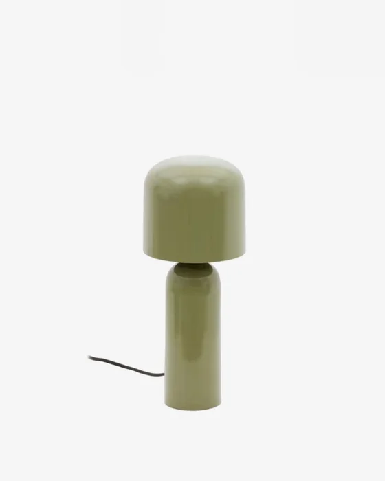 Lámpara de mesa Monze en metal pintado de verde en Verde - Lámparas de mesa, Uruguay | Kavehome