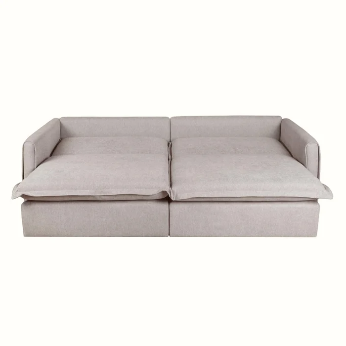 Sofá Cama 3 Cuerpos Tela Natural-beige Verona Beige en Beige - Sillones y sofás, Uruguay | Divino, vista 7