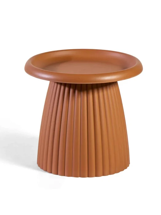 MESA AUXILIAR MUSHROOM PP 2077TP-2 (D) DIA.50X45H CM en Terracota - Muebles para el exterior, Uruguay | Vinibel