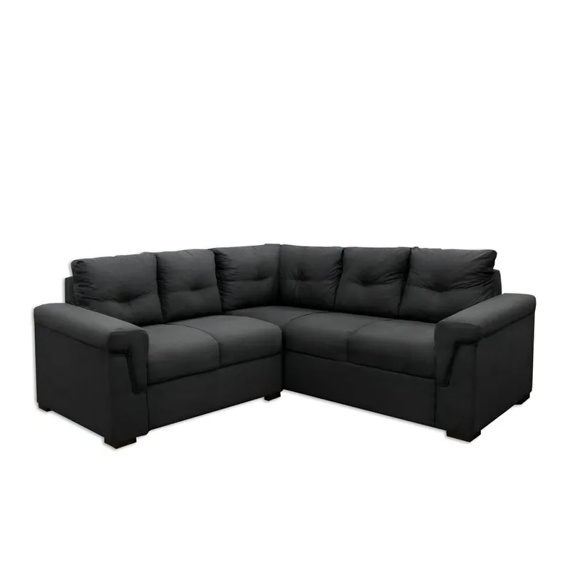 Sillón Bélgica - Esquinero - Negro en Negro - Sillones y sofás, Uruguay | Rústico Hogar