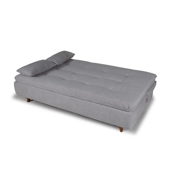 Sofá Cama Maira - Tela Microfibra - 10286 (Gris) en Gris - Sillones y sofás, Uruguay | NYR, vista 2