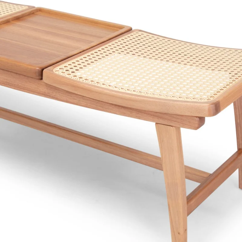 Banco Siena - Madera Natural en Beige - Butacas, banquetas y puffs, Uruguay | NYR, vista 3