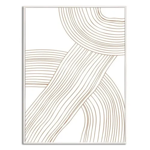 CUADRO CANVAS 30x40cm MARCO FIGURAS BEIGE 2 en Beige - Decoración de pared, Uruguay | Decohogar