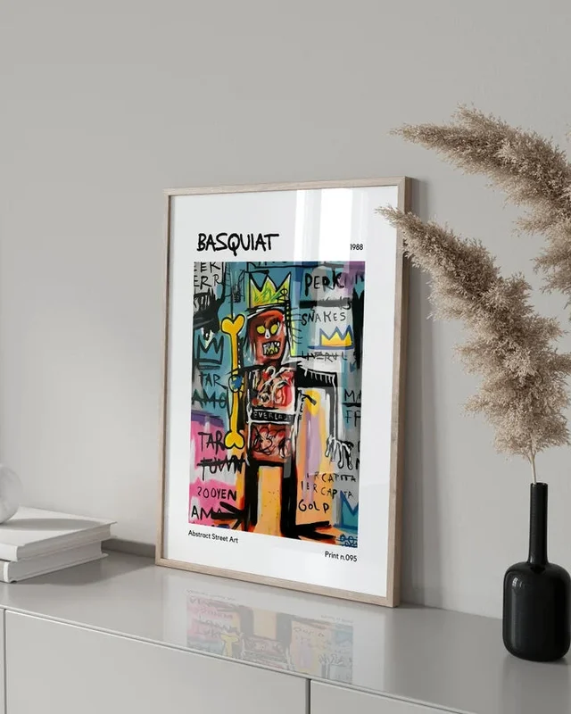 Basquiat N.02 en Multicolor - Láminas, Uruguay | La Cuadrería, vista 3