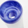 Jarrón Kelse de vidrio transparente y azul 30,5 cm - Jarrones, Uruguay | Kavehome, vista 2 de 3