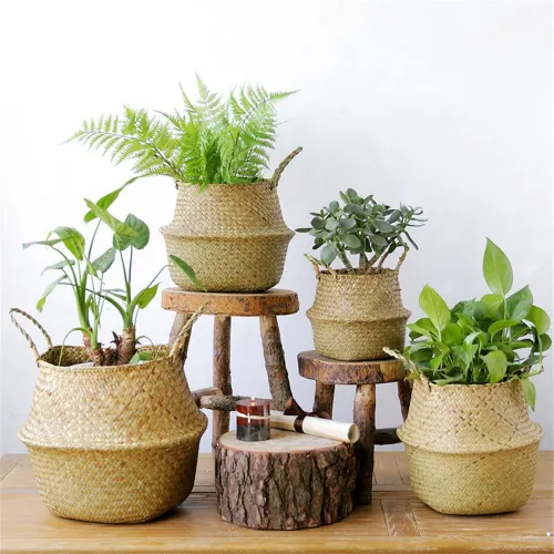Canastos Organizadores en Madera natural - Decoración, Uruguay | Decoramuss