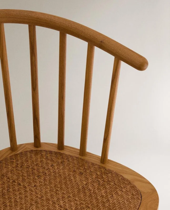 SILLA FRESNO Y RATÁN en Madera natural - Sillas, Uruguay | Zara Home, vista 4