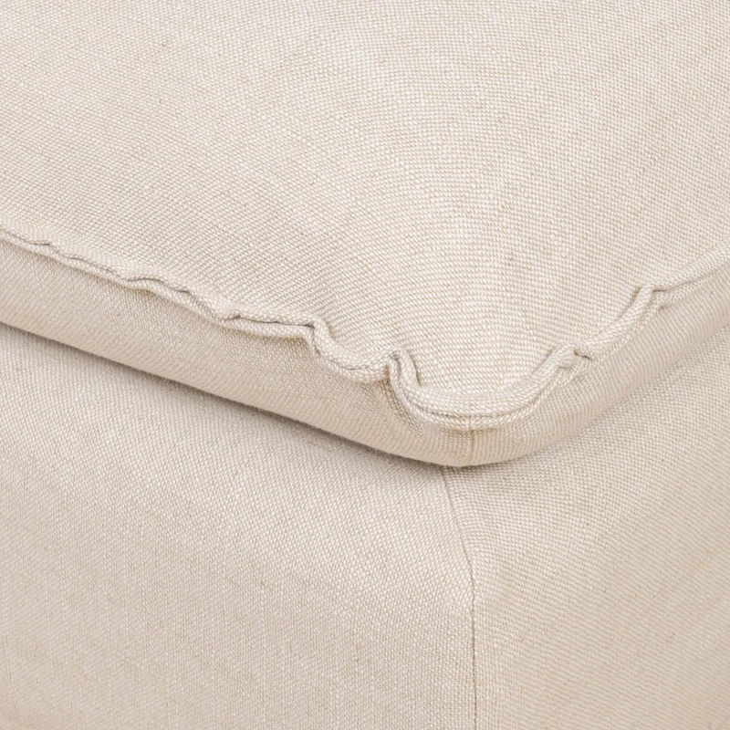 Puff Tela-premium Natural-beige Bahamas Natural en Beige - Sillones y sofás, Uruguay | Divino, vista 3