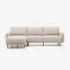 Sofá Carlota 3 plazas con chaise longue derecho/izquierdo beige 262 cm en Beige - Sillones y sofás, Uruguay | Kavehome, vista 7 de 8