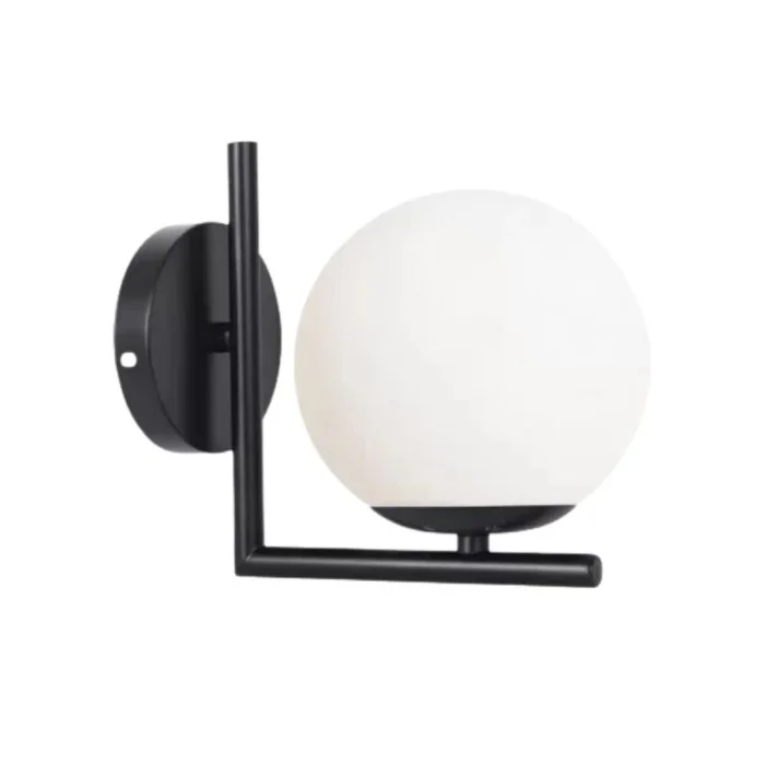 Aplique de pared Cap - Negro en Negro - Lámparas colgantes, Uruguay | Fábrica Italiana