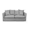 Sofá 3 Cuerpos Tela-premium Gris Bahama en Gris - Sillones y sofás, Uruguay | Divino, vista 1 de 4