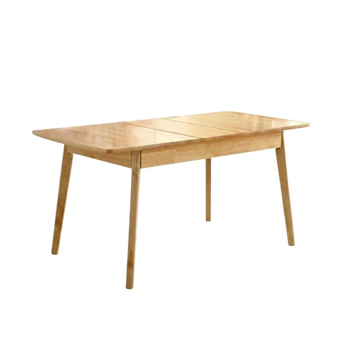 Mesa de comedor Extensible - Madera maciza 120 a 150 cm Elan - Línea Serena en Madera natural - Mesas de comedor, Uruguay | Ecowood, vista 2