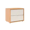 Mesa de Luz 2 cajones - Nordik - Beige en Beige - Mesas de luz, Uruguay | Ecowood, vista 1 de 4