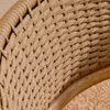 Sillón Arinella de madera maciza de acacia acabado tono natural y cuerda beige FSC 100% en Beige, Marrón, Natural - Butacas, banquetas y puffs, Uruguay | Kavehome, vista 4 de 10