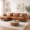 SOFA CON CHAISE PATAGONIA Cognac IZQUIERDO - Sillones y sofás, Uruguay | Viasono, vista 1 de 2