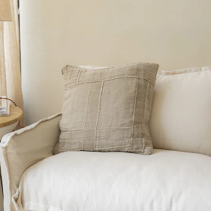 Almohadón Khao natural en Beige - Textiles, Uruguay | De Arcos, vista 2