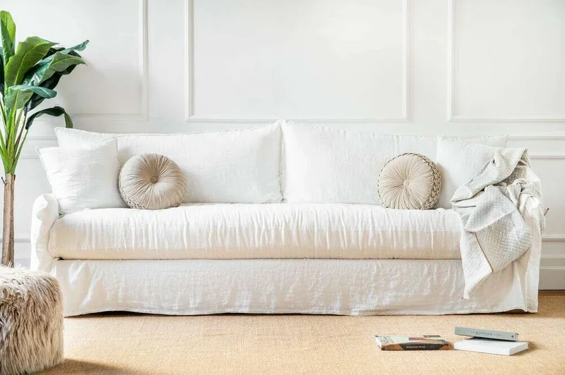 SILLON ALMA XL LINO BLANCO - 2.80 MTS en Blanco - Sillones y sofás, Uruguay | La Iberica, vista 11