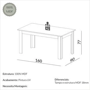 Mesa de Comedor Oxal en Madera natural - Mesas de comedor, Uruguay | Casa Brava, vista 7