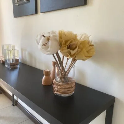 Flores de tela grandes – Set x3 unidades - Jarrones, Uruguay | Dreams On Time, vista 3