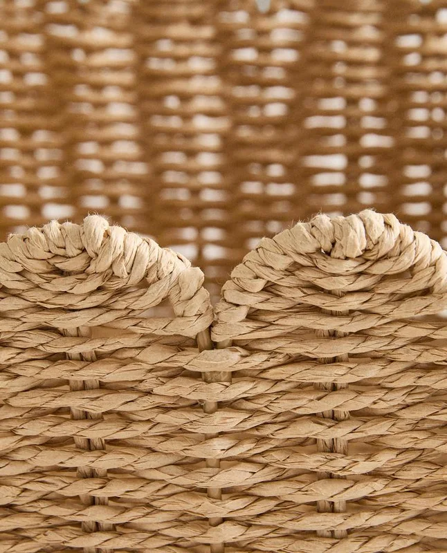 CESTA ONDAS PEQUEÑA en Beige - Canastos, Uruguay | Zara Home, vista 5