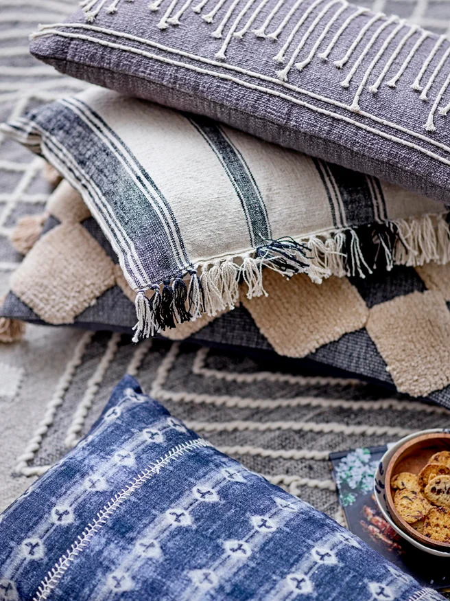 Elina Cushion, Brown, Cotton - Textiles, Uruguay | Tutto Deco, vista 2