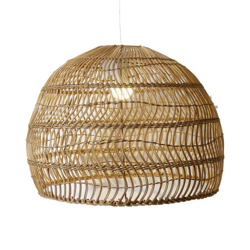 Pantalla de rattan Emilia - Lámparas colgantes, Uruguay | Decoramuss