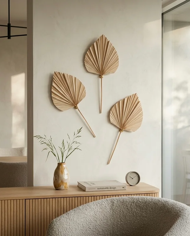 Hoja Modelo Junco en Madera natural - Decoración de pared, Uruguay | Indrana, vista 4