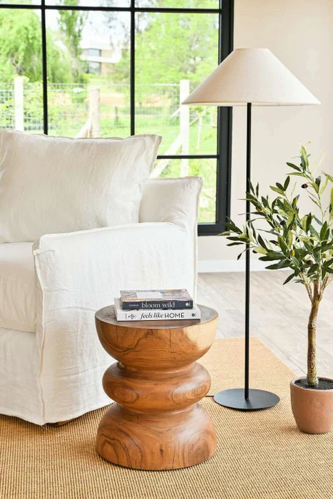 MESA AUXILIAR CABO - SUAR TOSTADO en Madera natural - Mesas de living, Uruguay | La Iberica, vista 8