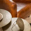 BUTACA DE CUERO ITALIANO ENVEJECIDO - AVIADOR en Marrón - Butacas, banquetas y puffs, Uruguay | La Iberica, vista 7 de 19