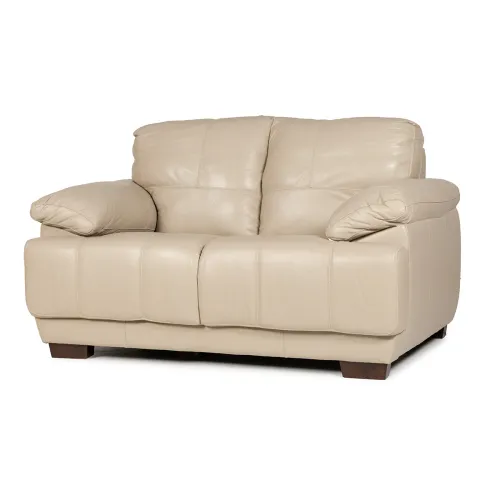 Sofá Tucson - Cuero Básico - 2 cuerpos - 519 (Beige) en Beige - Sillones y sofás, Uruguay | NYR