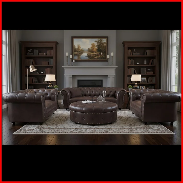 Sofa 3 cuerpos – Chesterfield - Sillones y sofás, Uruguay | Punto Unión, vista 3