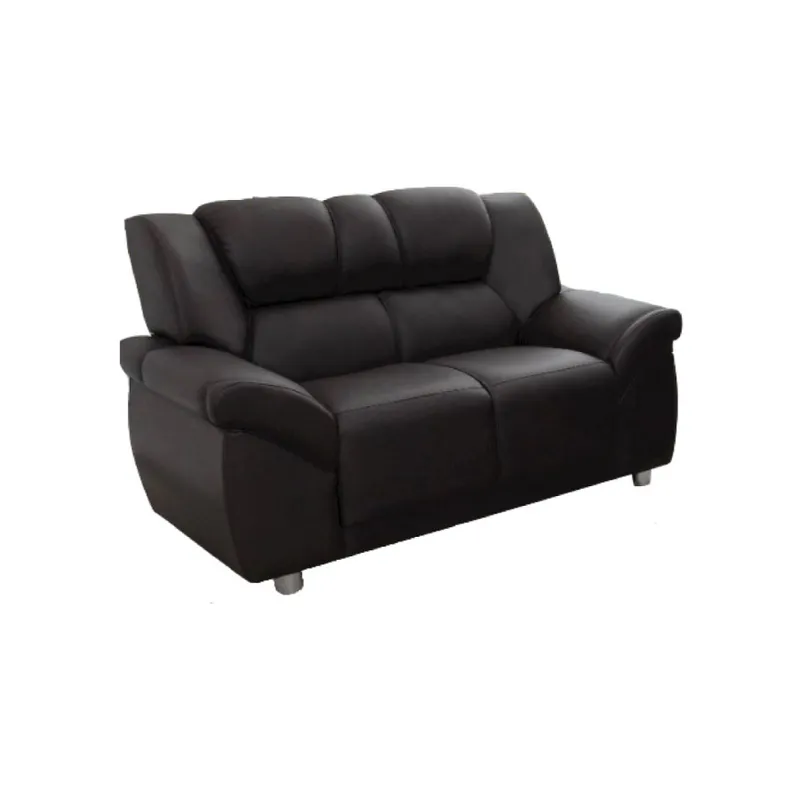 Sillon 2 Cuerpos Sofa Córdoba Pu Negro en Negro - Sillones y sofás, Uruguay | Soy Hogar
