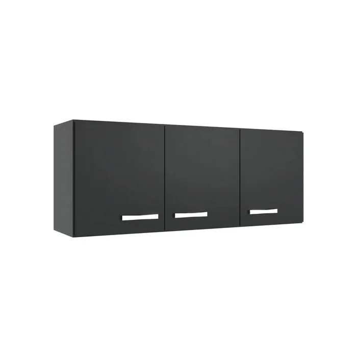 Kit Aereo Cocina Mueble 3 Puertas Mdp en Negro - Muebles, Uruguay | Soy Hogar