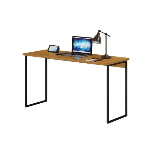 Escritorio Estilo Industrial Tapa De Mdp Patas De Hierro Marron, Uruguay | Lais Muebles