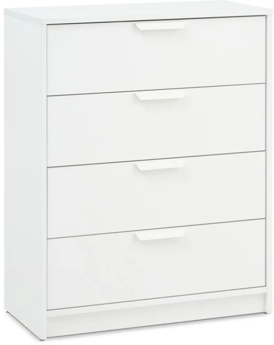 Cómoda JENSLEV 4 cajones blanco en Blanco - Cómodas, Uruguay | JYSK