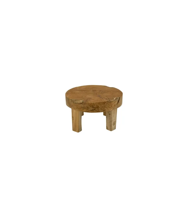MESA OFELIA CLEAR RAIZ en Madera natural - Mesas de living, Uruguay | Más Infinito Casa