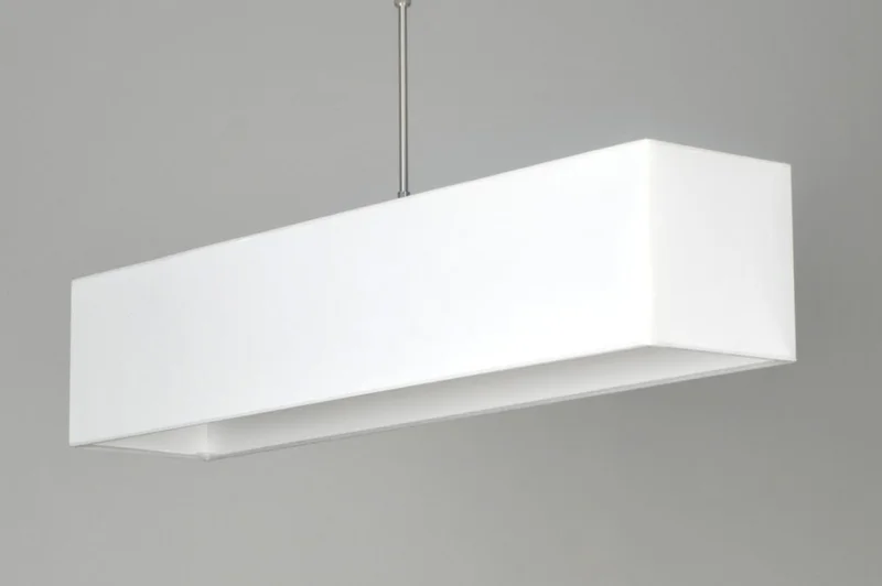 Colgante rectangular blanco en Blanco - Lámparas colgantes, Uruguay | La Perla, vista 4