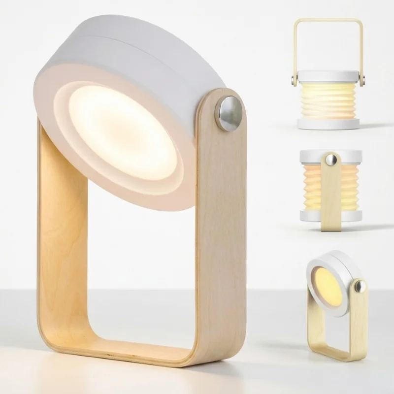 Lámpara De Mesa Mungay Recargable Dimm Blanca en Blanco - Lámparas de mesa, Uruguay | Serlux, vista 4