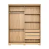 Ropero 2 puertas corredizas con espejo Sierra - Moderna en Beige - Roperos y placares, Uruguay | Rústico Hogar, vista 3 de 3