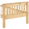 Cama 1 Plaza - Madera maciza - Linea Mexicana en Madera natural - Dormitorio, Uruguay | Rústico Hogar, vista 3 de 4