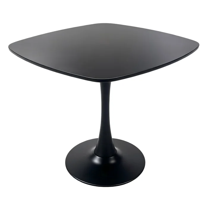 Mesa De Comedor Mdf Negro Tulip Cuadrada en Negro - Mesas de comedor, Uruguay | Divino, vista 3