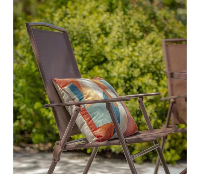 Juego De Jardin Menorca Chocolate Mesa +4 Sillas +sombrilla - Muebles para el exterior, Uruguay | Albanés, vista 2
